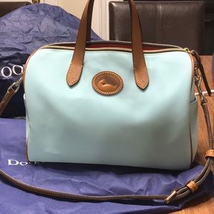 Dooney and Bourke coated cotton Olivia Satchel.